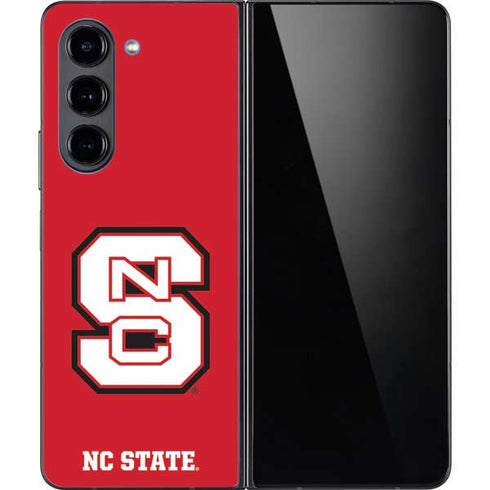North Carolina State University Logo Red Galaxy Z Fold5 5G Skin